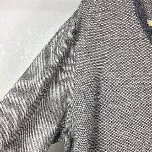 ❤️Last Chance Calvin Klein merino wool blend grey V-neck pullover size XL - Picture 2 of 8